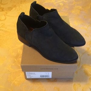 Lucky Brand Black Ankle Boots